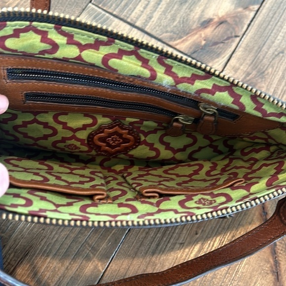 Anthropologie Tan Textured Shoulder Bag - Picture 4 of 4